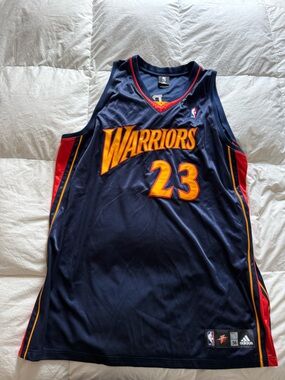 NBA Golden State Warriors #23 Navy Basketball Jersey Jason Richardson